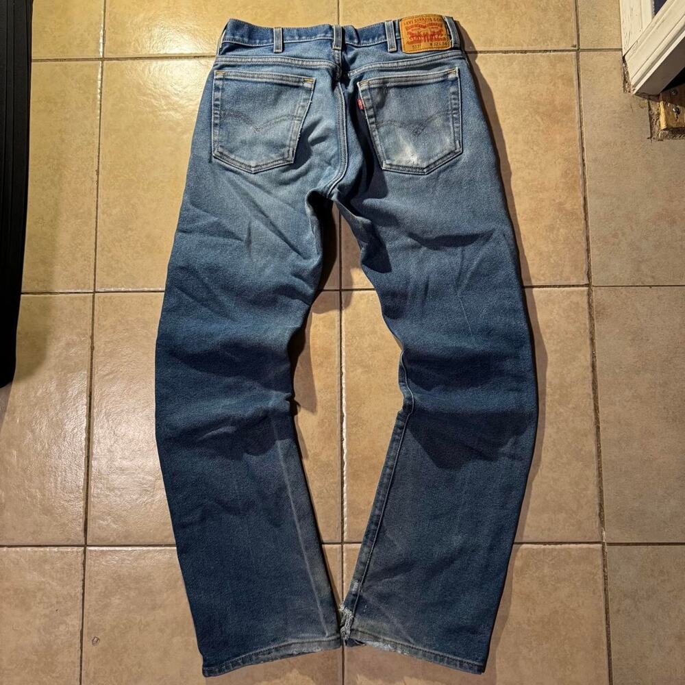 Vintage faded levis 517 bootcut denim jeans Size 32 in Mens